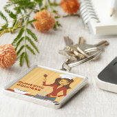 Porte-clés Chef domestique de femme au foyer de déesse (Côté)
