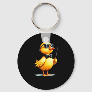 Porte-clés Chef d'orchestre, Citation Canard Drôle
