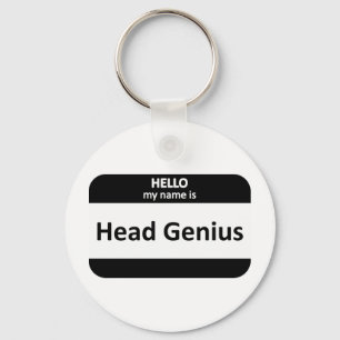 Porte-clés Chef Genius Nametag