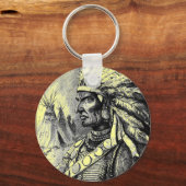 Porte-clés Chef indien américain (Recto)