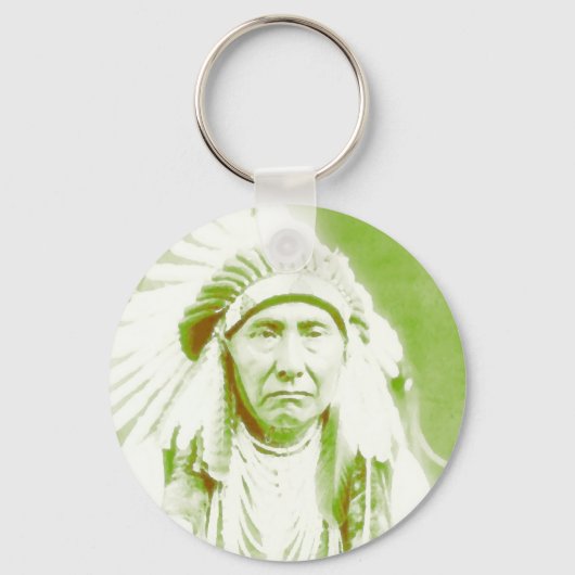Porte-clés Chef Joseph Native American Leader (Recto)