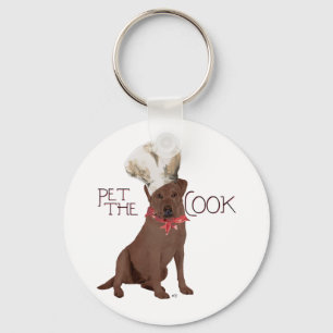 Porte-clés Chef Labrador Retriever Chocolat