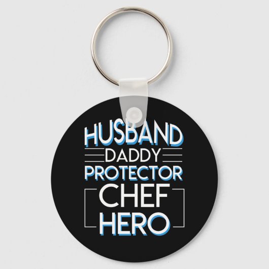 Porte-clés Chef Mari Daddy Protecteur Chef Son (Recto)