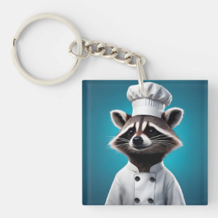 Porte-clés Chef Raccoon