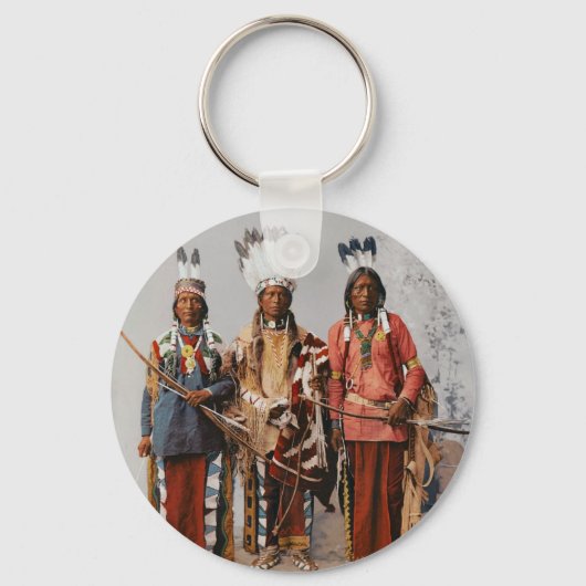 Porte-clés Chefs Apache Garfield Ouche Te Foya 1899 (Recto)