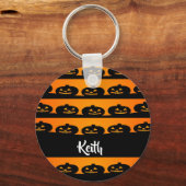Porte-clés Chefs citrouilles thème halloween (Recto)