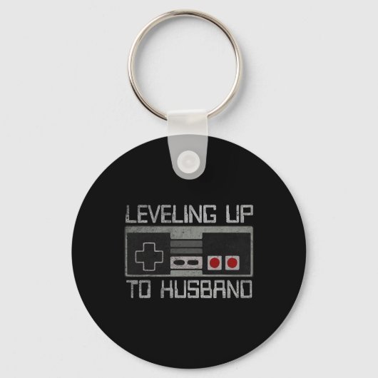 Porte-clés Chelor Party Leveling Up To Husnd Gamer Groom To B (Recto)