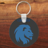Porte-clés Chelsea FC avec image de lion. Personnalisable . (Recto)
