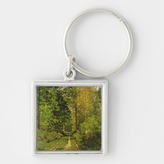 Porte-clés Chemin boisé de Claude Monet | (Devant)