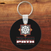 Porte-clés Chemin bouddhiste huit fois (Recto)