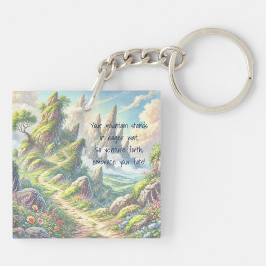 Porte-clés Chemin d'accès et devis (Dos)