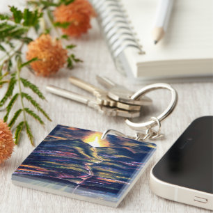 Porte-clés Chemin de vie et lieu de repos