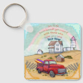 Porte-clés Chemin du phare (Recto)