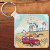 Porte-clés Chemin du phare (Recto)