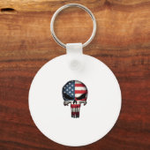 Porte-clés Chemise 4 juillet pour femmes hommes drapeau améri (Recto)