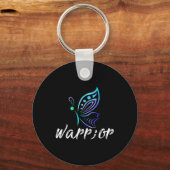 Porte-clés Chemise à papillon semi-polaire - Prévention du su (Recto)