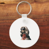 Porte-clés Chemise afghane Chien Maman Papa Balkh Baluchi Tee (Recto)