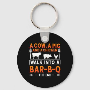 Porte-clés Chemise Barbecue A Vache
