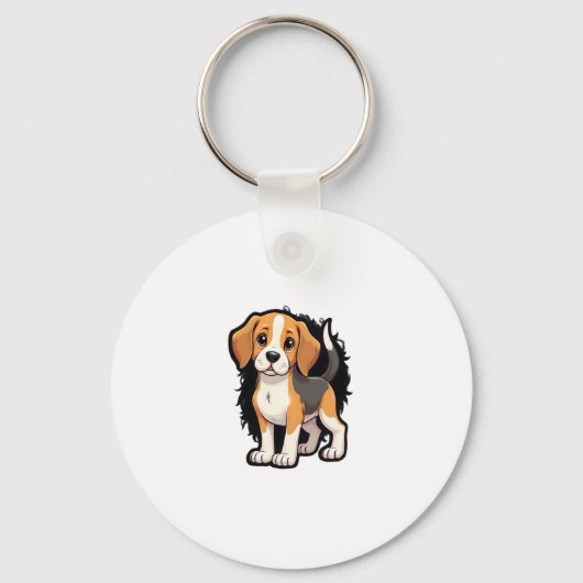 Porte-clés Chemise beagle Chien T (Recto)