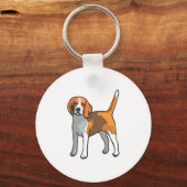 Porte-clés Chemise beagle Chien T (Recto)