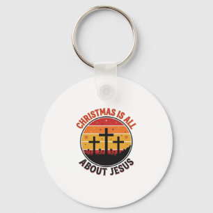 Porte-clés Chemise Christian Noël Jésus Coucher de soleil Cro