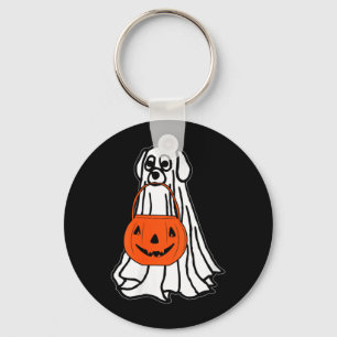 Porte-clés Chemise col en V fantôme de chien pour femmes Hall