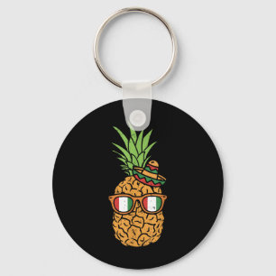Porte-clés Chemise d'ananas Cinco De Mayo Sungle de fruits me