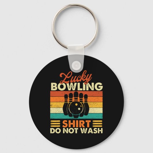 Porte-clés Chemise De Bowling Lucky Ne Pas Laver - Bowler Bow (Recto)