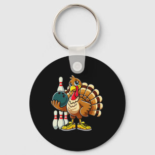 Porte-clés Chemise de Bowling Thanksgiving Femmes Hommes Drôl