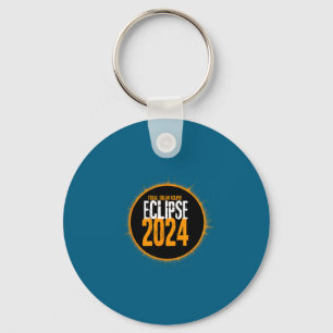 Porte-clés Chemise de conception Éclipse solaire totale Avril