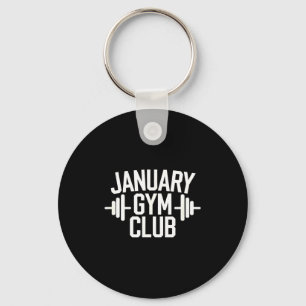 Porte-clés Chemise de design janvier Club de gym Fitness Work
