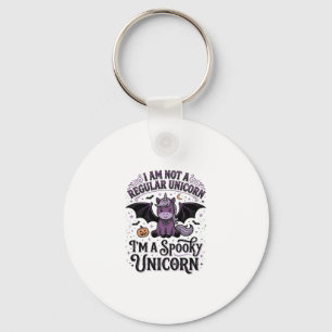 Porte-clés Chemise de gravure vintage Halloween licorne effra