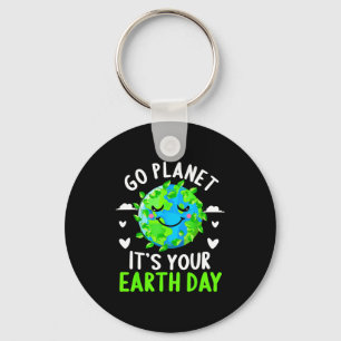 Porte-clés Chemise de la Journée de la Terre Allez Planète C'