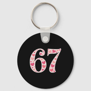 Porte-clés Chemise de la Saint-Valentin 67 6 7 Mème Drôle 67