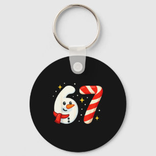 Porte-clés Chemise de Noël 6 7 Meme 67 Six Sept Bonhomme de N
