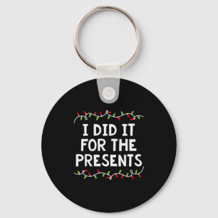 Porte-clés Chemise de Noël en famille Je ne porte pas de tenu