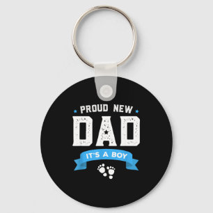 Porte-clés Chemise de nouveau papa fier Cadeau C'est un garço