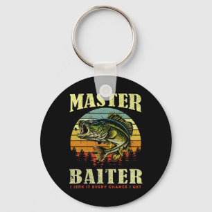 Porte-clés Chemise de pêche Maître-byiter Drôle Byss Papa