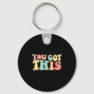 Porte-clés Chemise de professeur de jour de test Motivation J