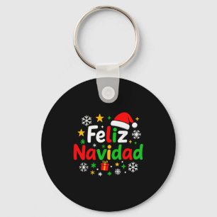 Porte-clés Chemise de pyjama Feliz Navidad, espagnol mexicain