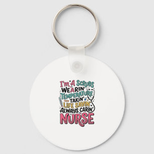 Porte-clés Chemise de sauvetage de température de scrubs d'in