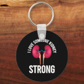 Porte-clés Chemise de sensibilisation aux maladies du rein (Recto)