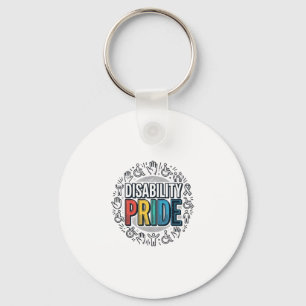 Porte-clés Chemise de sensibilisation inclusive vintage de fi