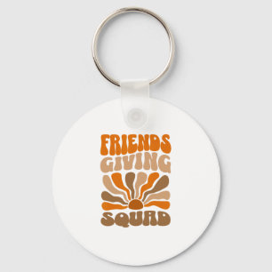 Porte-clés Chemise de squad Friendsgiving pour femmes Squad d