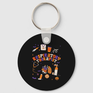Porte-clés Chemise de thérapeute respiratoire Halloween théra