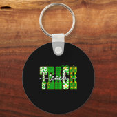 Porte-clés chemise d'enseignement de la Saint-Patrick pour en (Recto)