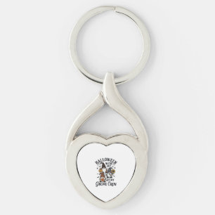 Porte-clés Chemise d'équipage de gnome Halloween Gravure Vint