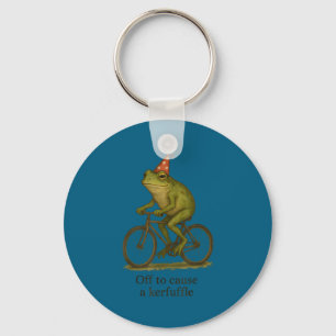 Porte-clés Chemise déshabillée cause pagaille Grenouille Mème