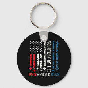 Porte-clés Chemise Drapeau Américain Vintage Courtoisie Du Ro