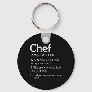 Porte-clés Chemise drôle de chef cuisinier BBQ Cool Cooking L